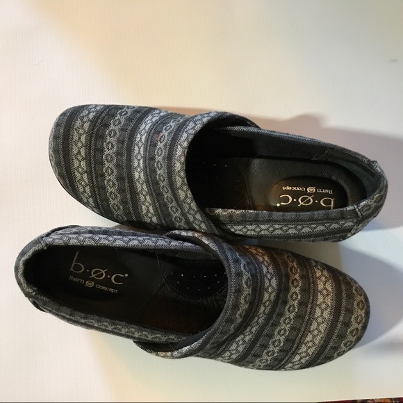 b.o.c Concept Nadiyya Black Striped Canvas Womens - Picture 6 of 8